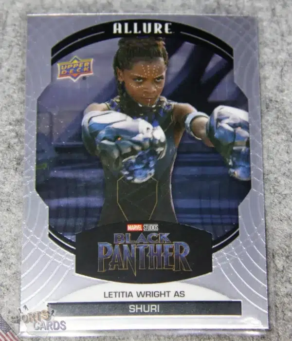 2022 Letitia Wright as Shuri #72 Upper Deck Marvel Allure Black Panther-front
