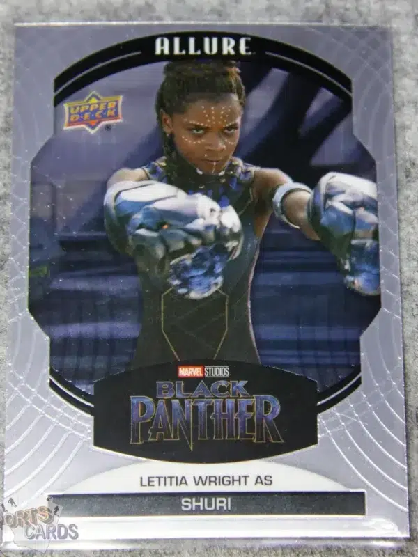2022 Letitia Wright as Shuri #72 Upper Deck Marvel Allure Black Panther-front