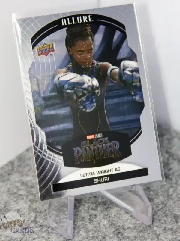 2022 Letitia Wright as Shuri #72 Upper Deck Marvel Allure Black Panther-stand