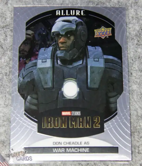2022 Don Cheadle as War Machine #3 Upper Deck Marvel Allure Iron Man 2