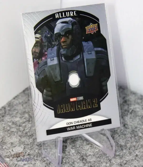 2022 Don Cheadle as War Machine #3 Upper Deck Marvel Allure Iron Man 2-stand