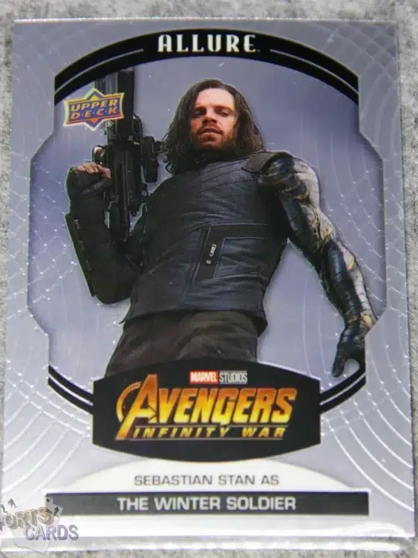2022 Sebastian Stan as Winter Soldier #79 Upper Deck Marvel Allure Avengers Infinity War-front
