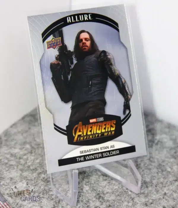 2022 Sebastian Stan as Winter Soldier #79 Upper Deck Marvel Allure Avengers Infinity War-stand