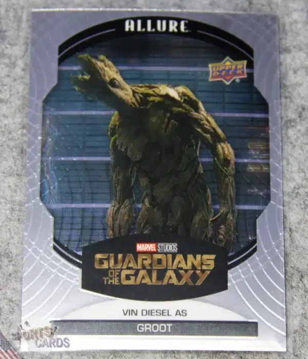 2022 Vin Diesel as Groot #32 Upper Deck Marvel Allure Guardians of the Galaxy