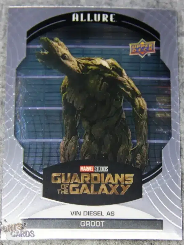 2022 Vin Diesel as Groot #32 Upper Deck Marvel Allure Guardians of the Galaxy-front