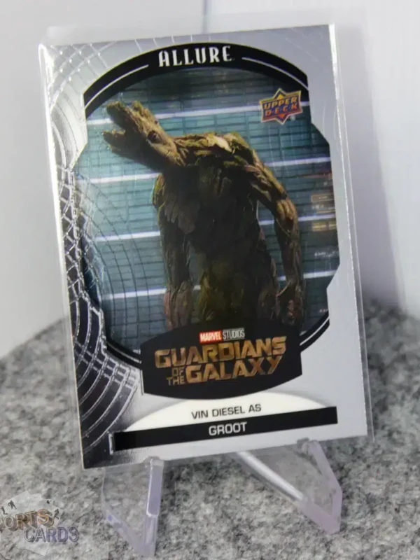 2022 Vin Diesel as Groot #32 Upper Deck Marvel Allure Guardians of the Galaxy-stand