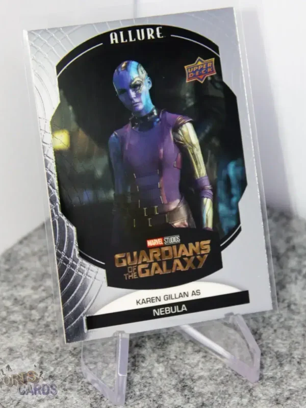 2022 Karen Gillan as Nebula #31 Upper Deck Marvel Allure Guardians of the Galaxy - Afbeelding 3