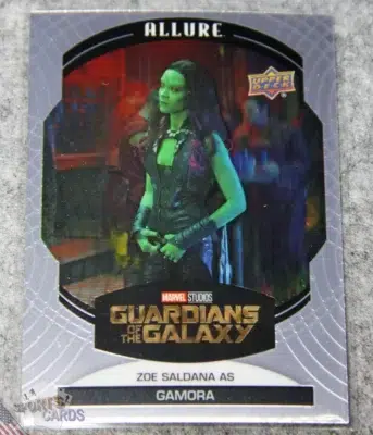 2022 Zoe Saldana as Gamora #36 Upper Deck Marvel Allure Guardians of the Galaxy