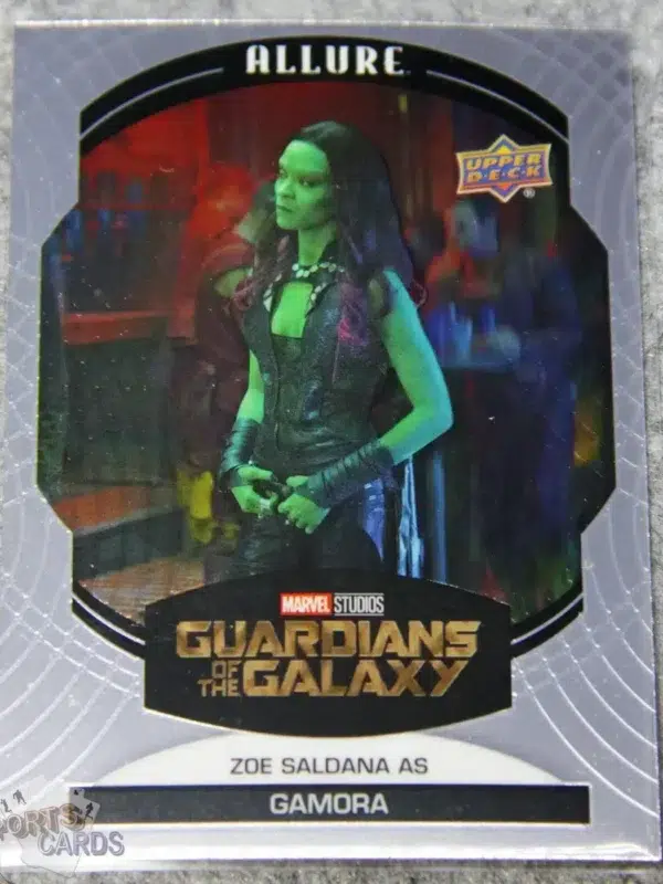 2022 Zoe Saldana as Gamora #36 Upper Deck Marvel Allure Guardians of the Galaxy