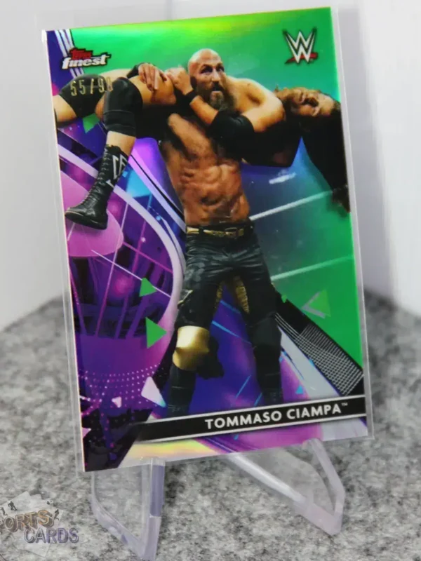 2021 Tommaso Ciampa #98 Topps Finest WWE NXT /99 - Afbeelding 3