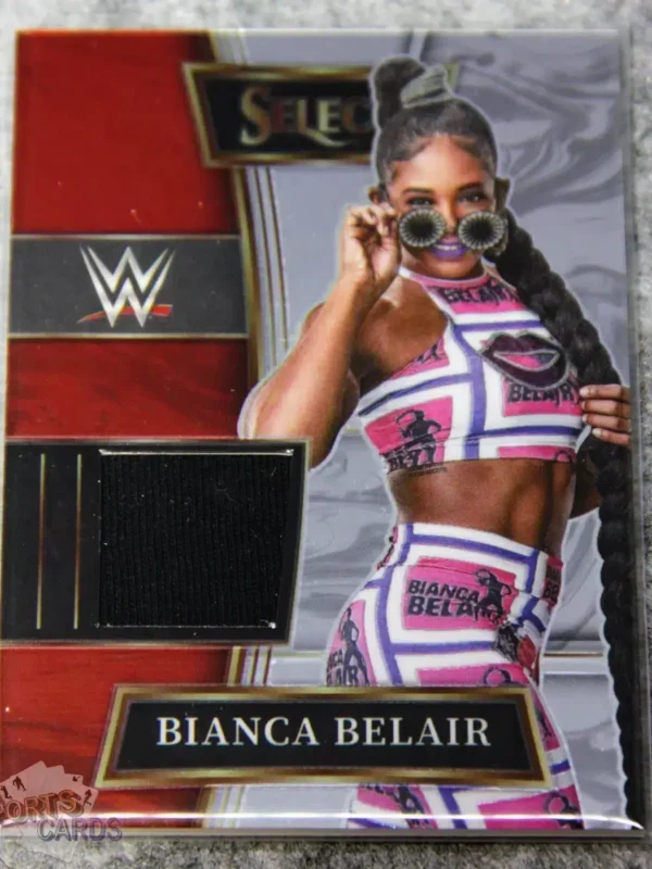 2022 Bianca Belair #SW-BBL Panini Select WWE Patch RAW-front