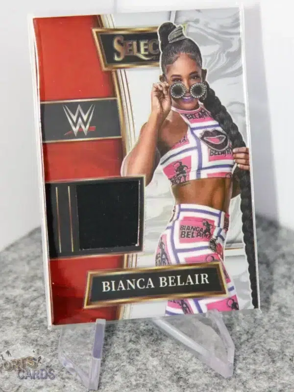 2022 Bianca Belair #SW-BBL Panini Select WWE Patch RAW-stand