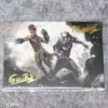 2022 Black Panther & Shuri #SM-10 Marvel Finding Unicorn Origin Ink-wash Art Gold