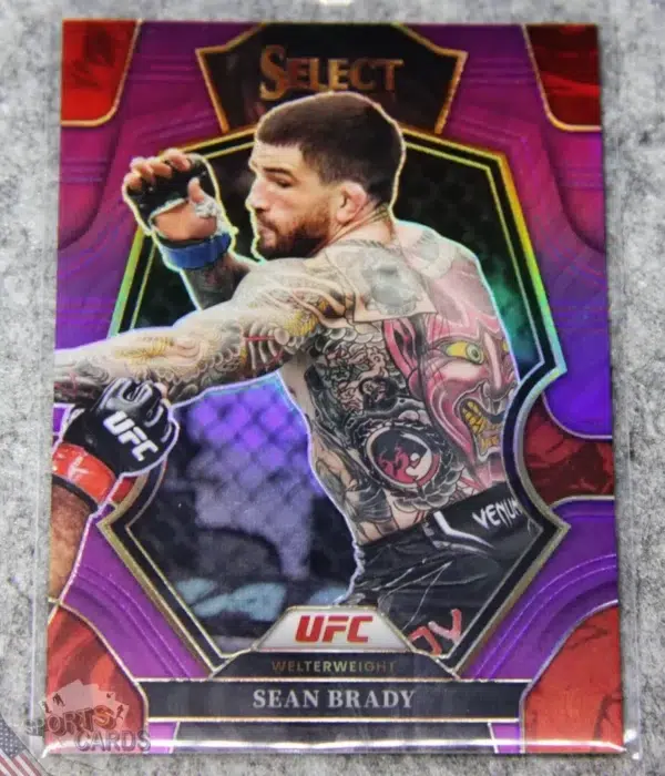 2023 Sean Brady #125 Panini Select Premier Level Purple Prizm /99