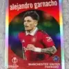 2022-23 Alejandro Garnacho #59-21 Topps Chrome UEFA Europa League 1959 Silver Refractor RC