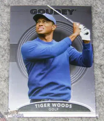 2022 Tiger Woods #GP20 Upper Deck Goodwin Champions Goudey-front