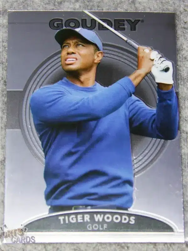 2022 Tiger Woods #GP20 Upper Deck Goodwin Champions Goudey-front