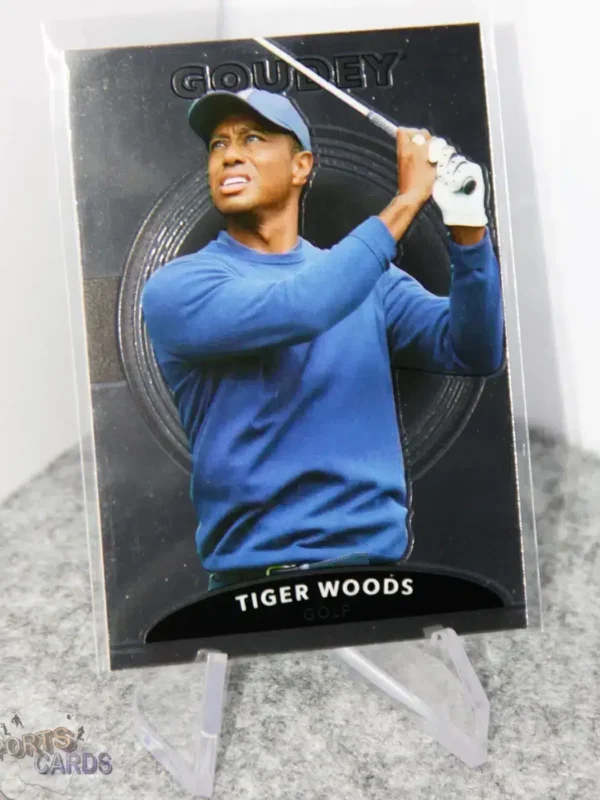 2022 Tiger Woods #GP20 Upper Deck Goodwin Champions Goudey-stand