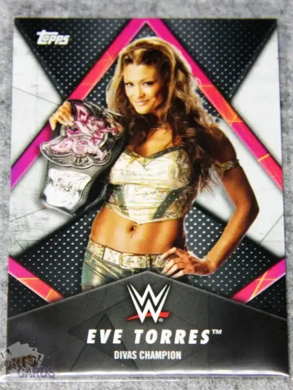 2018 Eve Torres #WC-3 Topps WWE Women's Division Divas Champion-front