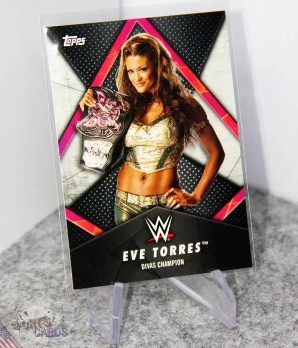 2018 Eve Torres #WC-3 Topps WWE Women's Division Divas Champion-stand
