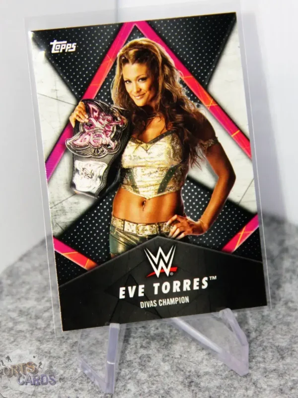 2018 Eve Torres #WC-3 Topps WWE Women's Division Divas Champion-stand