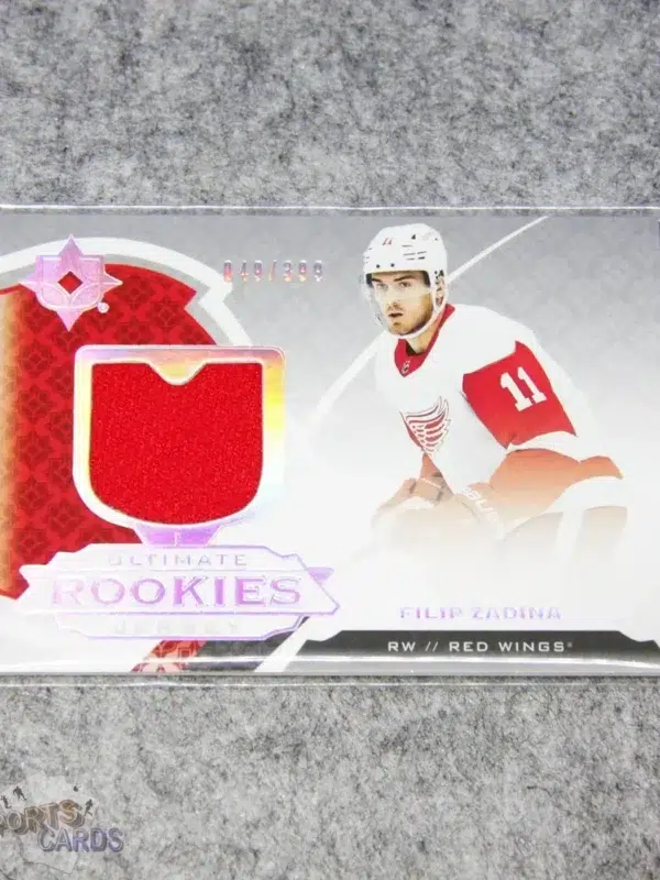 2019-20 Filip Zadina #179 Upper Deck Ultimate Rookies Jersey RC /399