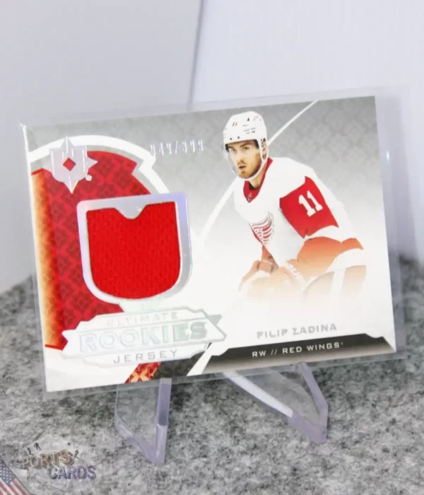 2019-20 Filip Zadina #179 Upper Deck Ultimate Rookies Jersey RC /399-stand