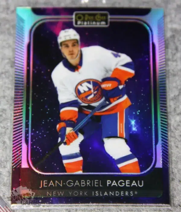 2021-22 Jean-Gabriel Pageau #23 Upper Deck O-Pee-Chee Platinum Cosmic /65-front