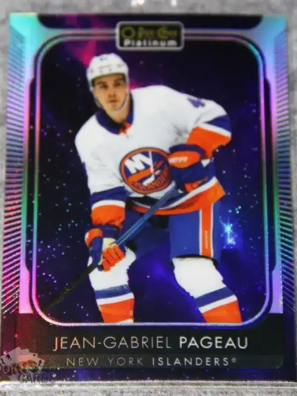 2021-22 Jean-Gabriel Pageau #23 Upper Deck O-Pee-Chee Platinum Cosmic /65-front