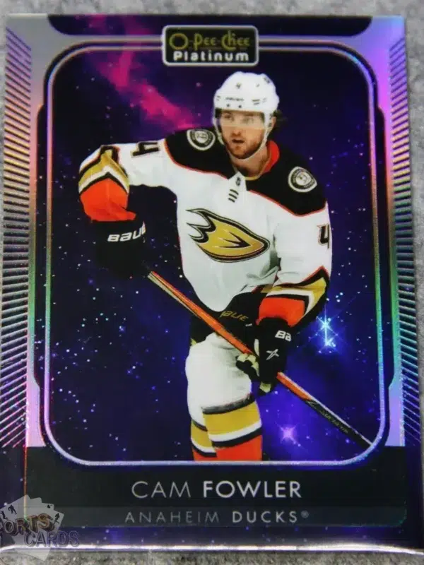 2021-22 Cam Fowler #80 Upper Deck O-Pee-Chee Platinum Cosmic /65