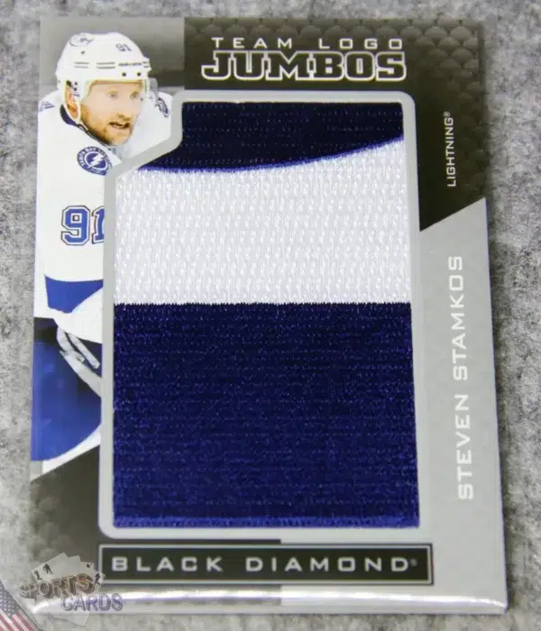 2021-22 Steven Stamkos #TLTB-SS Upper Deck Black Diamond Team Logo Jumbos Patch