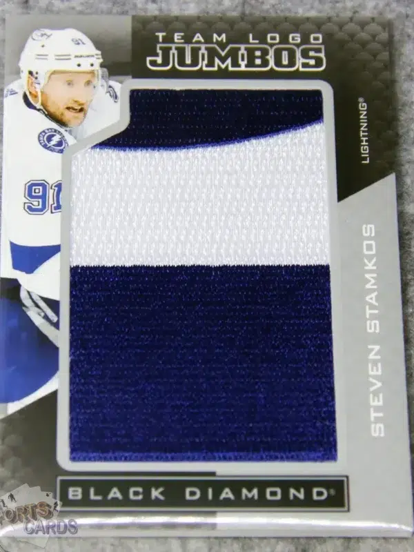 2021-22 Steven Stamkos #TLTB-SS Upper Deck Black Diamond Team Logo Jumbos Patch