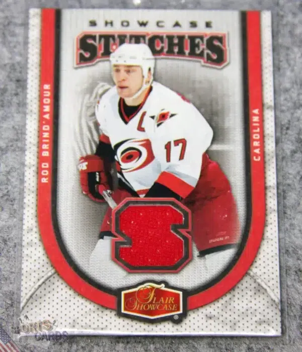2006-07 Rod Brind'Amour #SS-RB Upper Deck Flair Showcase Swatches-front