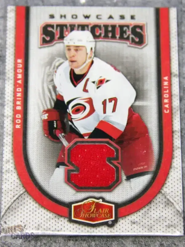2006-07 Rod Brind'Amour #SS-RB Upper Deck Flair Showcase Swatches