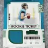 2021 Trevor Lawrence #RTS-TRL Panini Contenders Green Rookie Ticket RC Patch-front