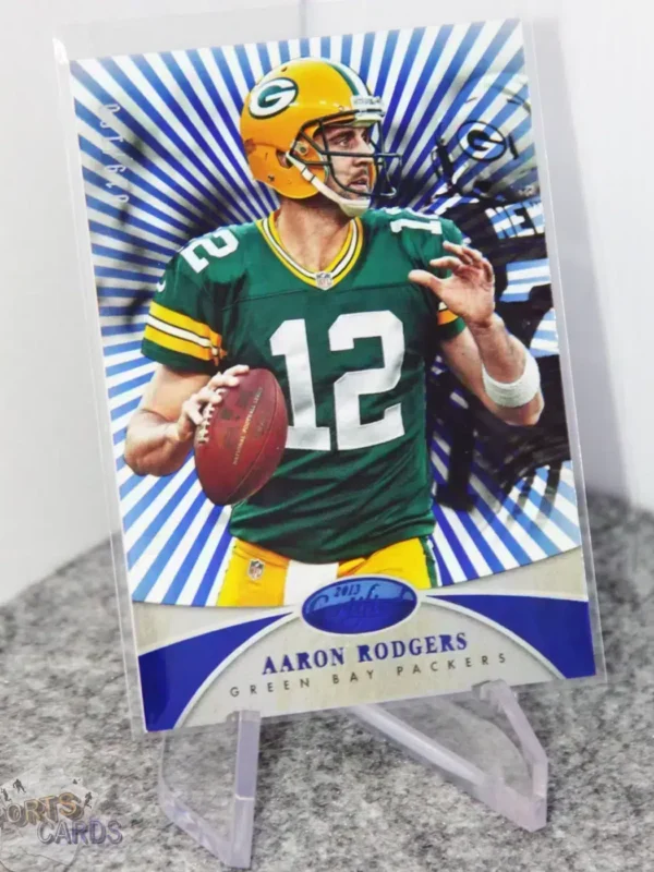 2013 Aaron Rodgers #84 Panini Certified Platinum Blue /100-stand