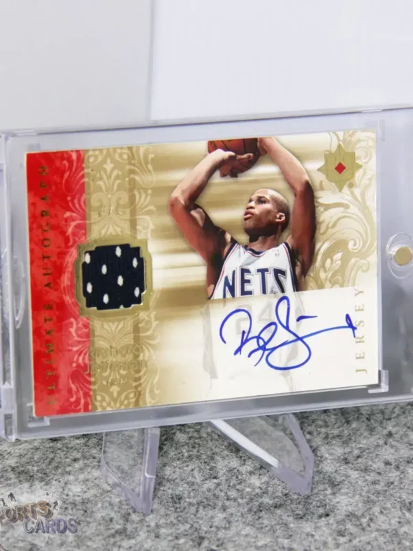 2006-07 Richard Jefferson #AU-RJ Upper Deck Ultimate Collection Autograph Jersey /75 - Afbeelding 3