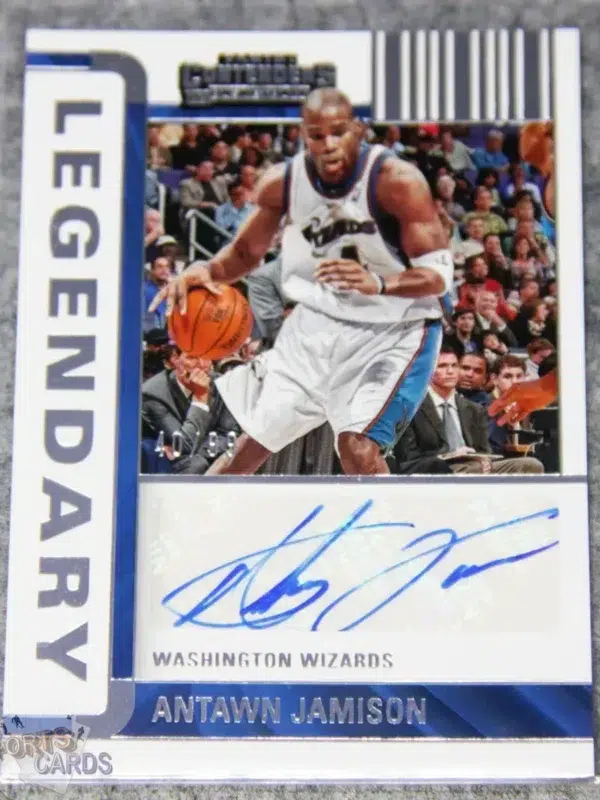 2022-23 Antawn Jamison #LC-AJM Panini Legendary Contenders Signature /99-front