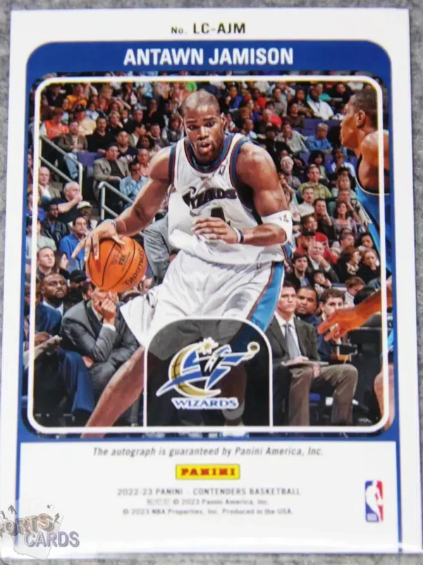 2022-23 Antawn Jamison #LC-AJM Panini Legendary Contenders Signature /99-back