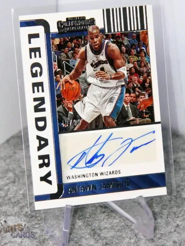 2022-23 Antawn Jamison #LC-AJM Panini Legendary Contenders Signature /99-stand