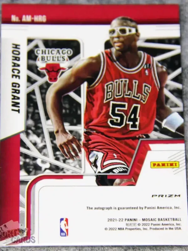 Alternative view of 2021-22 Horace Grant #AM-HRG Panini Mosaic Autographs Disco Prizm