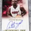2012-13 Antoine Walker #14 Panini Intrigue Winning Ink Autograph /299