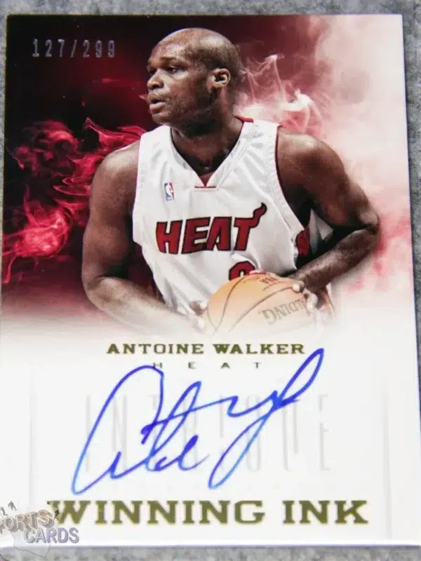 2012-13 Antoine Walker #14 Panini Intrigue Winning Ink Autograph /299-front