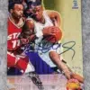1996-97 Stephon Marbury #SM-4 Score Board 1st Round Draft Pick #4 RC Autograph