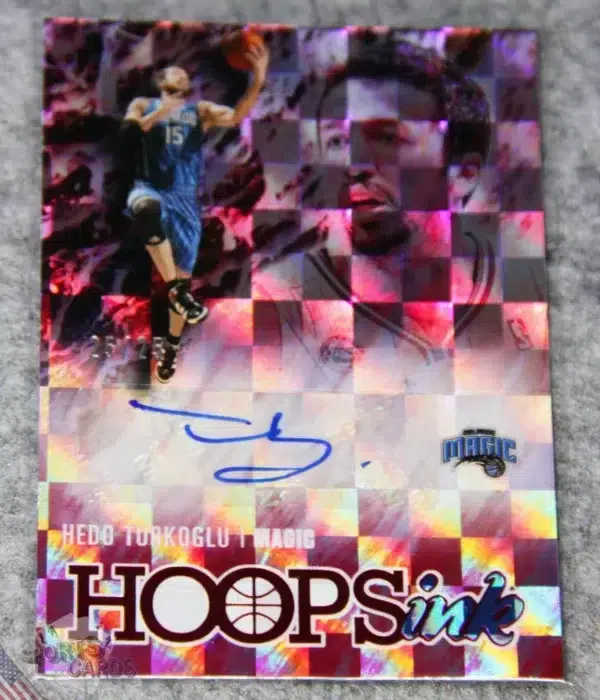 2020-21 Hedo Turkoglu #HI-HTU Panini NBA Hoops Ink Autograph