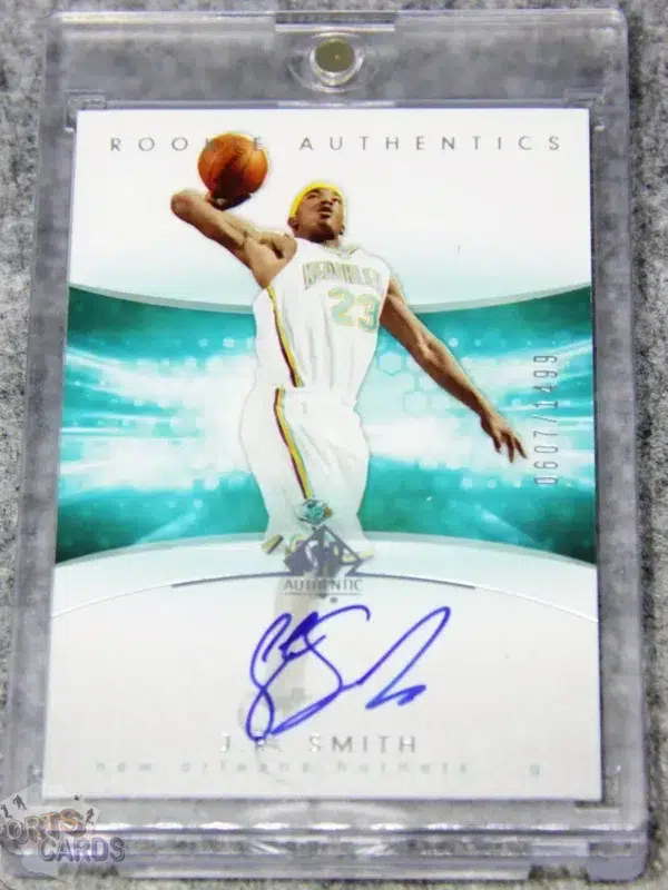 2005-06 J.R. Smith #170 Upper Deck SP Authentic Rookie Authentics RC Autograph /1499-front