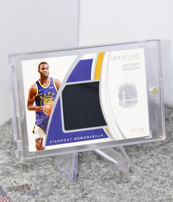 2020-21 Andrew Wiggins #SM-AWG Panini Immaculate Standout Memorabilia /99-stand