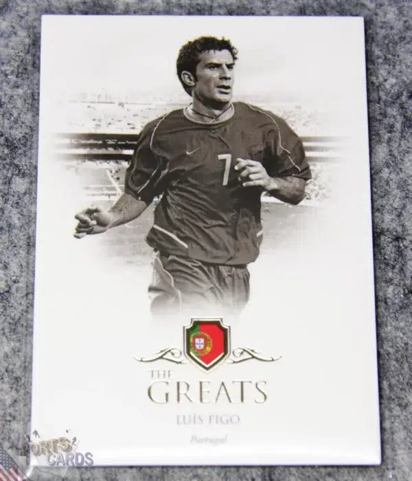 2023 Luis Figo #106 Futera Unique The Greats