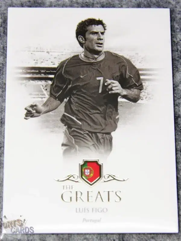 2023 Luis Figo #106 Futera Unique The Greats-front