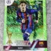 2022-23 Gavi #178 Topps Chrome UEFA Champions League Future Stars Neon Green Shimmer /399